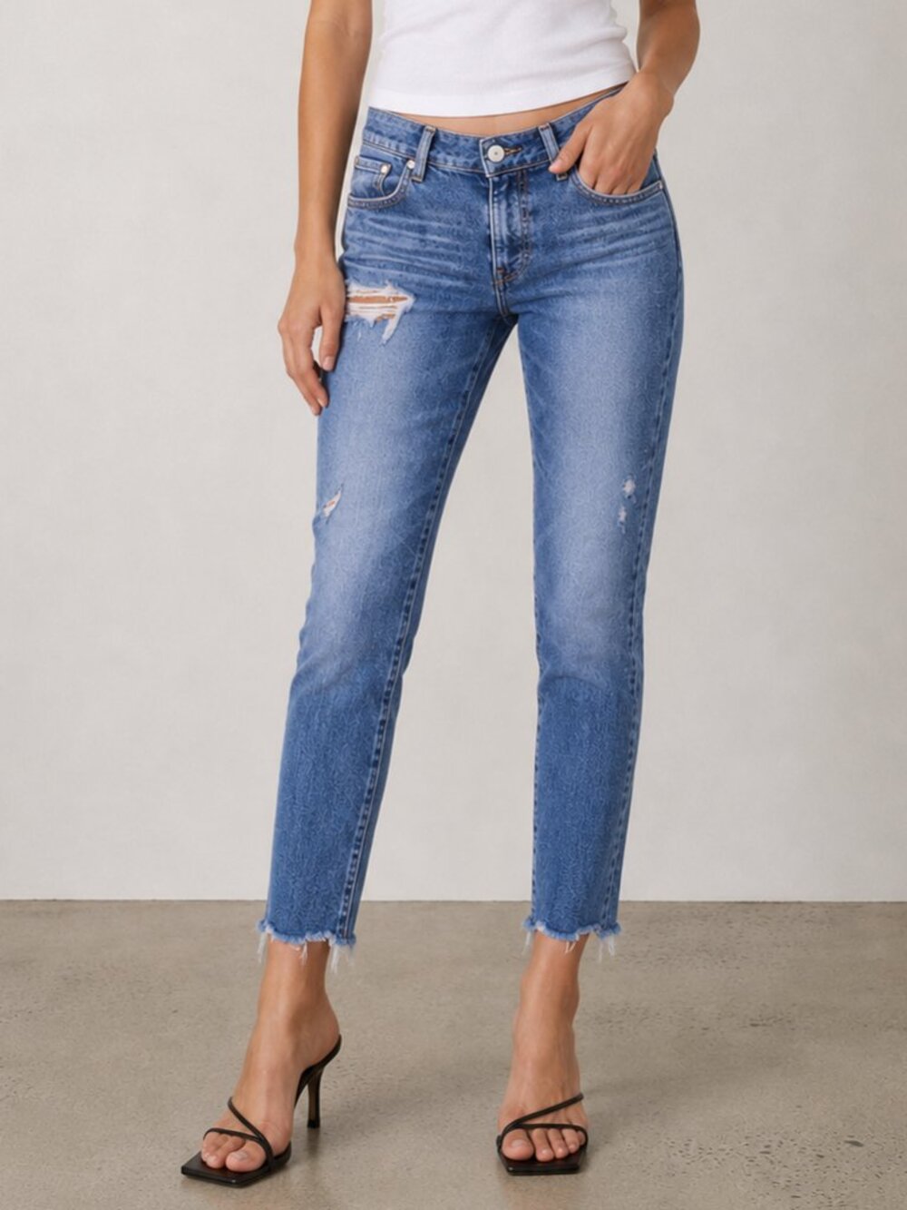 Moussy Vintage Hammond High-Rise Rigid Skinny Jeans 25